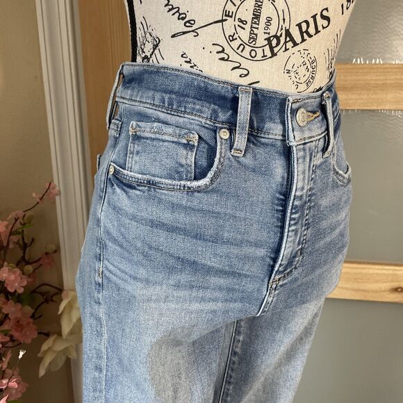 Loft Jeans The Skinny High Rise Women's Size 25/0 Raw Hem - Picture 2 of 9